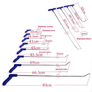 Pro Grade <span class=keywords><strong>gratuit</strong></span> tôle <span class=keywords><strong>crochet</strong></span> barre supérieure Dent Pit corps couche réparation accessoires 30 pièces voiture Dent réparation ensemble d'outils - Product Image 3