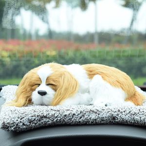 Juguetes de Peluche de Animales de Simulación, Adorables Perros Durmiendo, Decoración para Autos, Adornos con Forma de Gato, Precio de Fábrica - Product Image 2