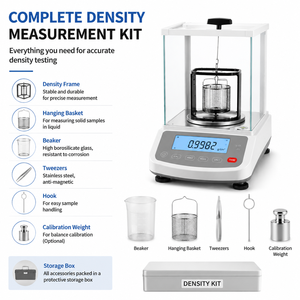 Balanza Digital de Densidad para Pruebas de Metales Preciosos, Báscula Electrónica de Laboratorio 0.01g - Product Image 5