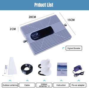 Nuevo Amplificador <span class=keywords><strong>de</strong></span> Señal <span class=keywords><strong>de</strong></span> Red 5G <span class=keywords><strong>de</strong></span> 4 Bandas, Repetidor <span class=keywords><strong>de</strong></span> Señal <span class=keywords><strong>de</strong></span> Teléfono Celular, Amplificador <span class=keywords><strong>de</strong></span> Señal Móvil, <span class=keywords><strong>Cobertura</strong></span> <span class=keywords><strong>de</strong></span> 300-500 m², Ganancia <span class=keywords><strong>de</strong></span> 75 dB <span class=keywords><strong>para</strong></span> el Hogar - Product Image 2
