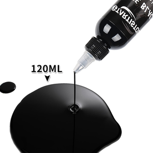Tinta de Tatuaje Negra GTARTISTOO, Suministros Profesionales, 120 ml, Pigmento Vegano - Product Image 6