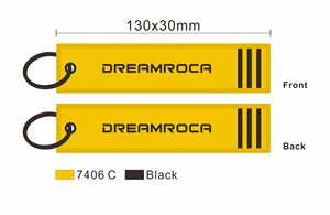 Zhongshan Embroidered Woven Keychain Custom Fabric Keychains Cute Anime <b>Key</b> <b>Chain</b> With Free Design - Product Image 5