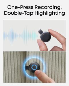 Soundcore Work by Anker, Grabadora de Voz con IA del Tamaño de una Moneda, Tomador de Notas con IA para Reuniones y Conferencias, Transcripción con IA, Dispositivo con IA d3200 - Product Image 4