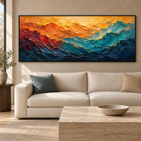 Peinture à l'huile géante « Bloom » noir, blanc et or, effet éclaboussures, sur toile texturée, pour décoration murale moderne de salon ou hall d'hôtel