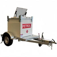 SUMAC AUTO Mini station-service portable personnalisée Distributeur de carburant en acier pour composants de base essence et diesel, y compris réservoir et pompe