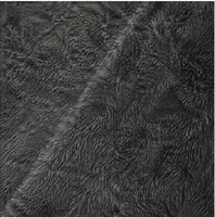 Vintage Damen Woll-Leder Kurzmantel Heather Anthrazit Rundhals Kordelzug Schafsfell Winter Freizeitjacke