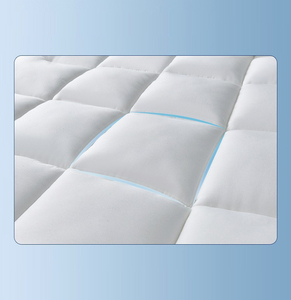 โรงแรมสต็อกคุณภาพไมโครไฟเบอร์สีขาวความหนาพิเศษที่นอนท็อปเปอร์แบบกําหนดเอง - Product Image 4