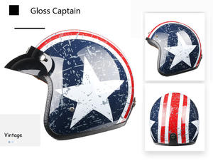 DOT Motorcycle <strong>Helmet</strong>, ABS Half <strong>Helmet</strong> Biker <strong>Helmet</strong>, Unisex and Suitable for All Seasons - Product Image 5