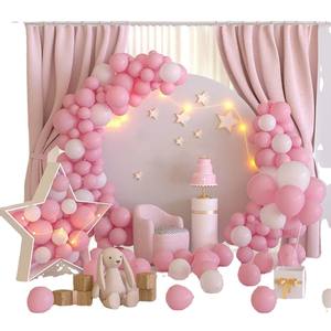 Nouveau rose ballon chaîne ensemble Combo fête d'anniversaire <span class=keywords><strong>mariage</strong></span> saint valentin décoration vacances décoration ballon fournitures - Product Image 3