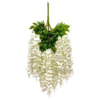Extragroße, dichte Kunststoff-Kunstwisteria-Lotus-Girlande, duftend, realistisch, für Hochzeiten, Partys, Decken- und Galerie-Dekoration