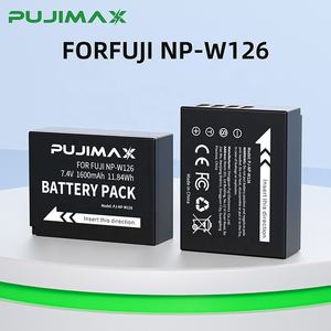 Batterie PUJIMAX 1600mAh NP-W126 pour appareils <span class=keywords><strong>photo</strong></span> Fujifilm <span class=keywords><strong>FinePix</strong></span> HS30EXR HS33EXR HS35EXR HS50EXR X-A1 X-A2 X-A3 X-A5 X-A7 X-A10 X-A20 - Product Image 2