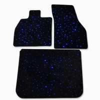 Tapis de sol de voiture personnalisés RGB ciel étoilé, imperméables, éclairage d'ambiance, tapis pour la modification intérieure des véhicules de luxe
