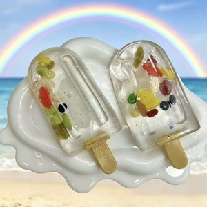 Colorful Ice Pop Style Gel Squeeze Ornament Funny Soft <b>Toy</b> for Relaxation <b>Desk</b> Styling Birthday Gifts and Seasonal Promotion - Product Image 3