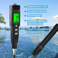 Pengukur oksigen terlarut portabel, untuk akuakultur Kit uji oksigen terlarut optik Do Meter dengan ATC DO9100