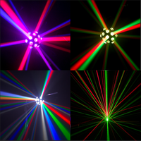 Redsun Beam Effect Ball avec laser pour DJ Party Stage Show Club Ktv Event LED 13*15W RGBW 4in1 Lumière à effet mobile