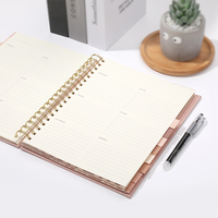 Cuaderno con impresión personalizada A5, Agenda de Fitness con papel espiral, cubierta dura, 2022-2023
