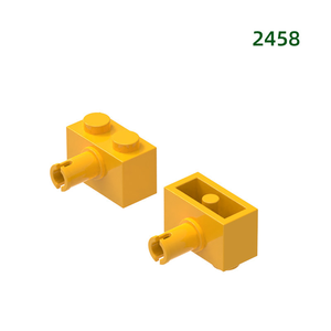 Connecteur de briques 1*2 simple face avec boulon, compatible avec les blocs de construction 2458, pièces de jouets éducatifs pour enfants - Product Image 2