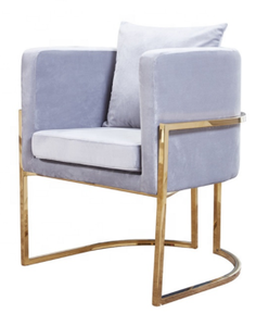 Fábrica de muebles modernos tapizado de tela de terciopelo de ocio salón acento Hotel sillón sofá silla <span class=keywords><strong>para</strong></span> la habitación - Product Image 3