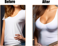 Coussinets de poitrine gonflables transgenres pour femme Cosplay homme à femme Coussinets de poitrine ajustables Taille Diy Silicone Femme Faux seins pour Mtf