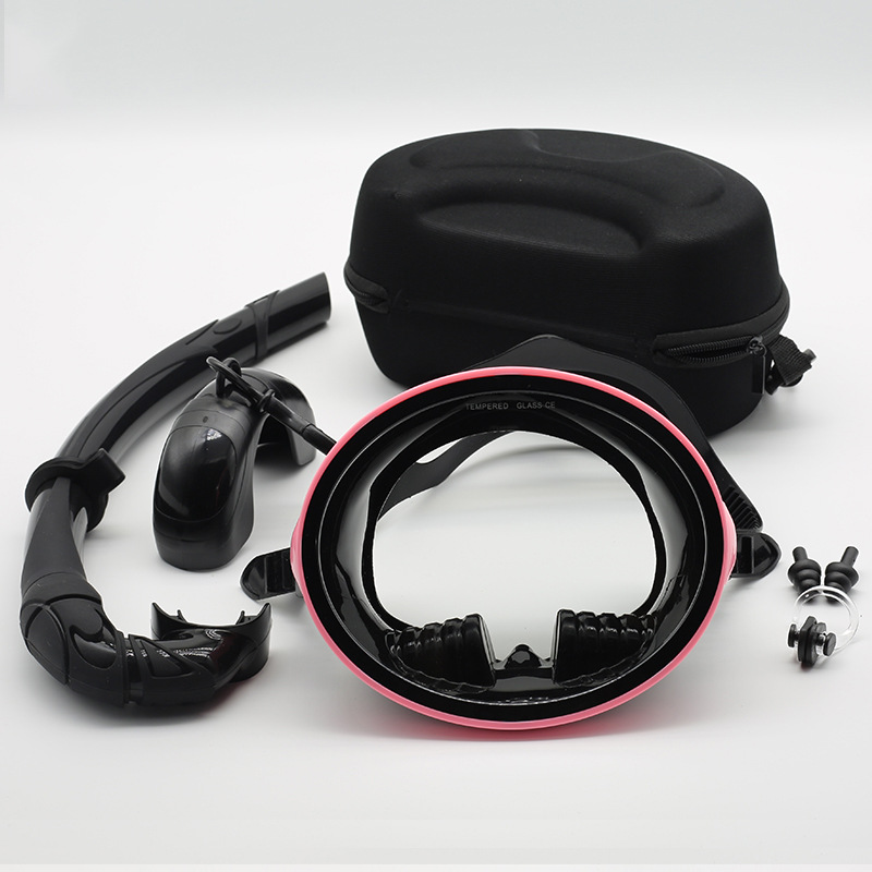 Black and pink four-piece set