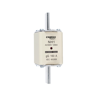 NH1 gốm dao hình AC cầu chì Siemens loại 160a-1000v chỉ báo kép thổi nhanh IEC chứng nhận điện áp thấp - Product Image 2
