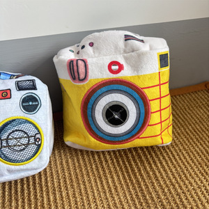 Tương tác sang trọng con chó đồ chơi điều trắng-ẩn kêu cót két cho chó nhỏ lo lắng cứu trợ đồng hành chơi - Product Image 4