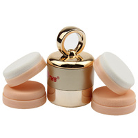 Éponge à maquillage électrique vibrante coréenne double usage (application humide et sèche) pour BB crème et fond de teint, non lavable
