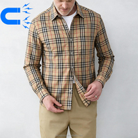 Chemise à fermeture magnétique adaptative en tissu extensible, aide à l'habillage facile pour les personnes âgées, les personnes handicapées, les utilisateurs de fauteuil roulant à une main, col à bordure écossaise