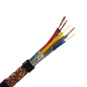 LiYCY Cable Class 5 Fine Stranded Bare Copper Conductor Tinned Copper Wire Braid Screen PVC Control Cable KVVRP