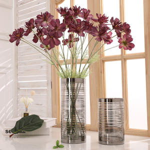 WFR185 Venta al por mayor 3 cabezas Artificial Real Touch Daisy Crisantemo Flor <span class=keywords><strong>Cosmo</strong></span> Bipinnatus Galsang Flor para la decoración de la boda - Product Image 3