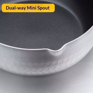 Durable Aluminum Alloy Soup Pot Japanese Style Saucepan <b>with</b> Wooden Handle Kitchen Cooking Pot Wholesale Manufacturer - Product Image 4