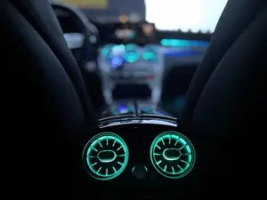 Per Mercedes w205 luce ambientale auto kit luce ambiente bocchette d'aria anteriore e posteriore turbina