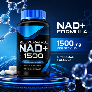 Capsules Booster Liposomales Avancées pour Adultes Actifs, à Forte Teneur en NAD+ et Resvératrol, Antioxydant, Sans Produits Laitiers, Très Vendues - Product Image 5