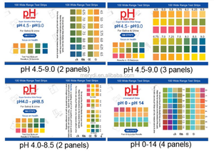 Tiras Reactivas de <span class=keywords><strong>pH</strong></span> Súper Sensibles Universales para Orina y Saliva, <span class=keywords><strong>pH</strong></span> 4.5-9.0 - Product Image 5