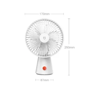 CN Mijia Ventilador de escritorio portátil 2 en 1, ventilador de mano y de escritorio, recargable por USB-C, ventilador de refrigeración ajustable de 4 velocidades - Product Image 6