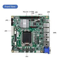 Carte mère industrielle embarquée LGA1200 Q470 H420E prenant en charge les processeurs Intel Comet Lake S pour l'automatisation industrielle