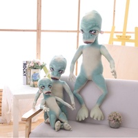 OEM ODM Coussin en peluche Alien amusant, poupée en peluche douce, jouet coussin créature spatiale mignonne pour cadeau et décoration intérieure