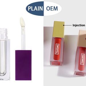 Tubes de brillant à lèvres personnalisés de haute qualité 5 ml Contenants de brillant à lèvres en plastique blanc brillant Contenants vides pour blush - Product Image 4