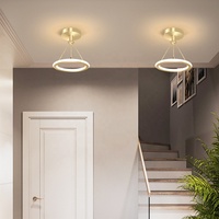 Plafonnier LED Nordique Simple et Moderne pour Entrée, Couloir, Chambre et Vestiaire