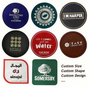 Posavasos de Goma Personalizados para Vasos de Cerveza Cuadrados, Ecológicos, Resistentes al Aceite y Aptos para Alimentos - Product Image 4