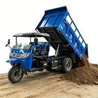 Tricycle motorisé diesel WAW robuste de 400 kg, 22 CV, trois roues, 30-50 km/h, 2 passagers, pour l'exploitation minière, l'agriculture et la construction