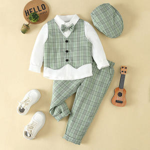 <span class=keywords><strong>Elegante</strong></span> Set di 4 Pezzi per Bambino, Abito Formale per Matrimonio, Compleanno, Festività - Product Image 1