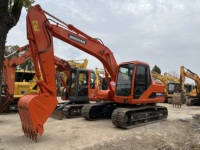Excavatrice sur chenilles hydraulique Doosan DH150-7 de 15 tonnes Excavatrices DH150 d'occasion Prix bon marché DH 150 150-7 basses heures