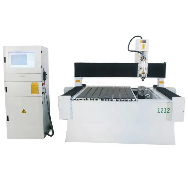 1212 Cnc Metal Wood Furniture Making Cylinder Engraving Router Machine With Rotary