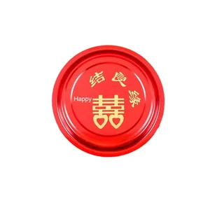 Wholesale Classic Design Disposable Red Square Fruit and <strong>Candy</strong> <strong>Tray</strong> for Weddings Festivals and Camping for Tea Serving - Product Image 5