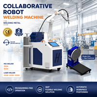 Robot Colaborativo Industrial con Certificación CE, Máquina de Soldadura Láser con Posicionador Automático, Brazo Robótico de 6 Ejes para Fabricación de Metales