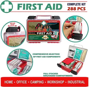 Kit de primeros auxilios de emergencia para coche y viaje, caja personalizada
