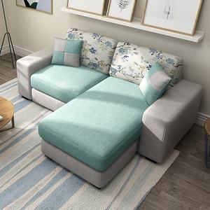 الأوروبي رخيصة المنزل 4 مقاعد الصين فندق مجموعة أثاث غرفة المعيشة أريكة مع الساقين خشبية - Product Image 5