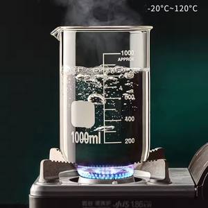 Tasse à mesurer en verre, en borosilicate transparent, avec échelle graduée, résistante à la chaleur, pour laboratoire, cuisine, pâtisserie, 50/100/150/250/500/1000 ml - Product Image 5