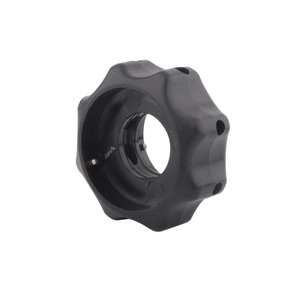Herramienta de sujeción <span class=keywords><strong>Autran</strong></span> Standoff Cap Gear para barandillas de vidrio - PVC y metal, negro mate, diseño duradero, garantía de por vida - Product Image 2